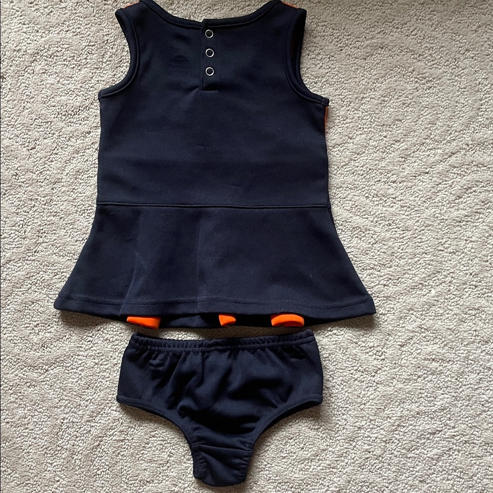 NFL Chicago Bears 2 piece  Cheerleader Dress - Size 12 month’s - Picture 5 of 6